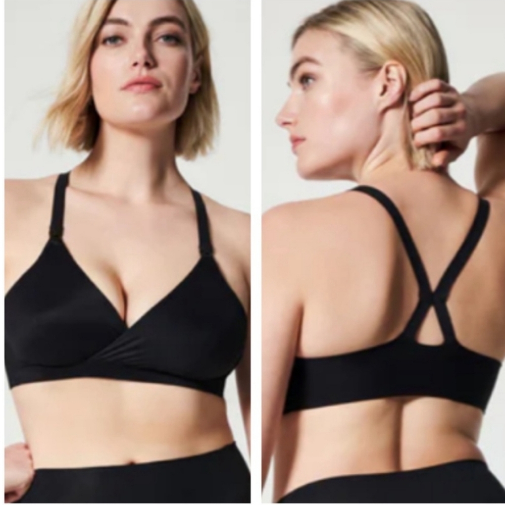 Spanx black nursing bra brallelujah size Xlarge - Picture 3 of 13